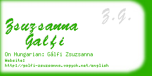 zsuzsanna galfi business card