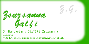 zsuzsanna galfi business card